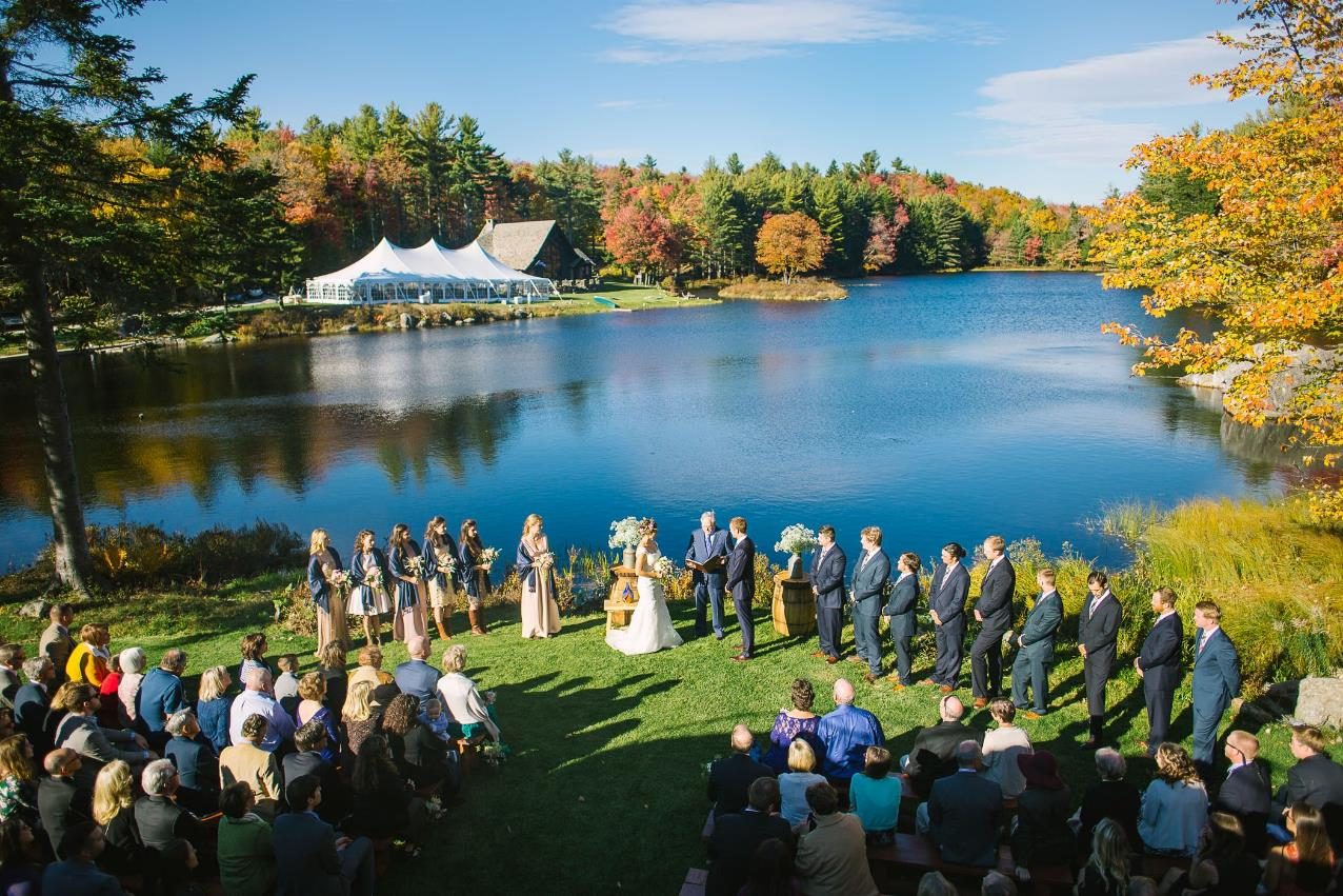 Lakefalls Estate ceremony beside Woods Mill Pond